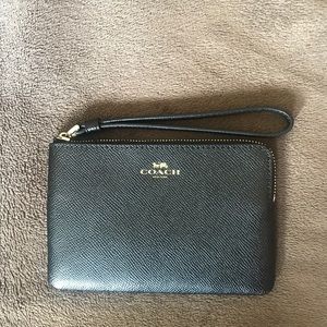 Black Coach Wristlet